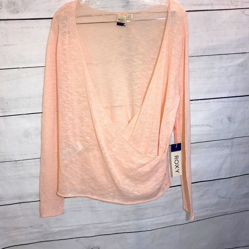 NEW! Roxy Women's In Like with You Sweater-Small - Picture 3 of 8